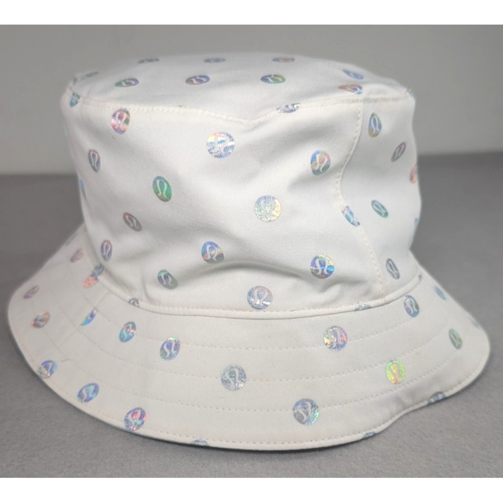 Lululemon Both Ways Reversible Bucket Hat Rainbow FoilBlue size: L / XL